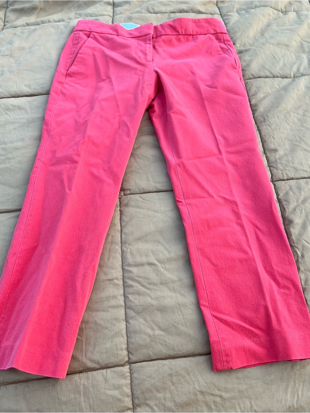 J. Crew Coral Campbell Cropped Trousers Size 4P